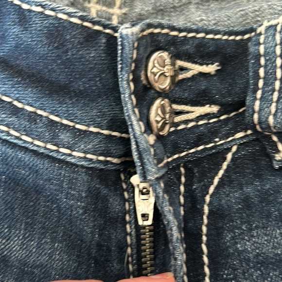 Miss Me Skinny Jeans w/ Rhinestone Embellishments - Picture 5 of 16